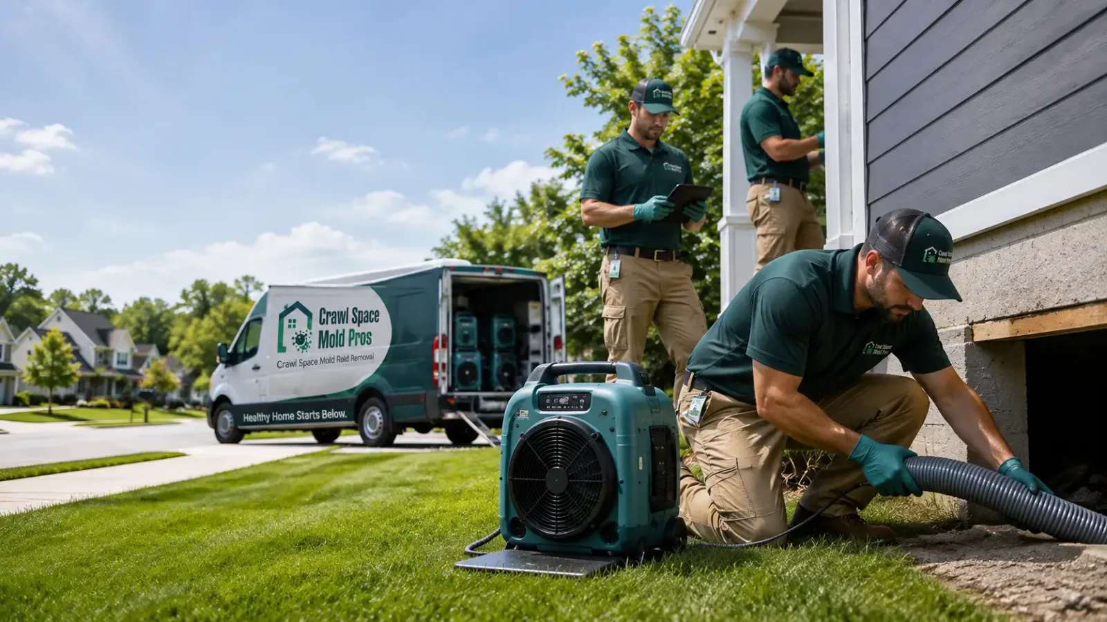 Crawl Space Mold Removal in Ankeny, IA